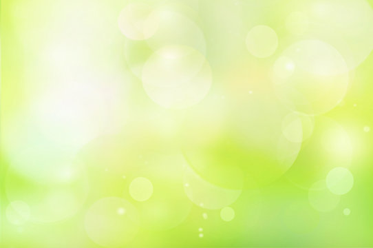 Green abstract background blur