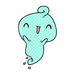cartoon kawaii cute dead ghost