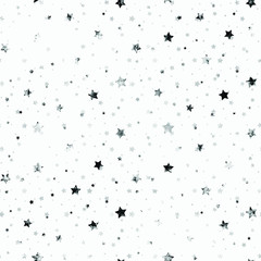 Abstract pattern. Seamless black and white texture.
