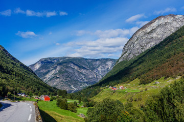 Fototapeta na wymiar Beautiful Nature Norway natural landscape. Norway. Beauty world