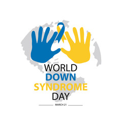 Fototapeta premium World Down Syndrome Day. March 21