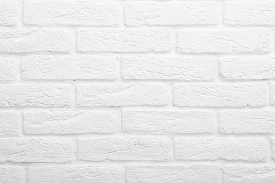 Fototapeta white brick texture