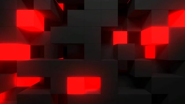 abstract background with cubes