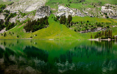 Fototapeta na wymiar Schweiz Appenzell lake