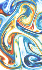 Fototapeta na wymiar Abstract modern swirl painting, marble texture design. Acrylic, liquid paint. Trendy background. Fluid art
