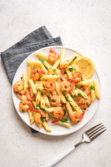 Penne Pasta with Prawns