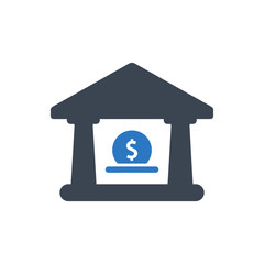 Bank deposit icon