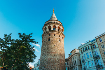 Fototapeta na wymiar Galata Tower - İstanbul