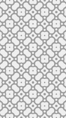 Ornate geometric pattern and two-tone abstract background