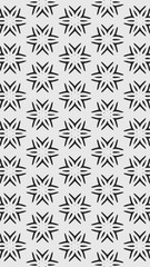 Ornate geometric pattern and two-tone abstract background