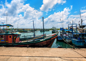 Fishing boats. Sri Lanka