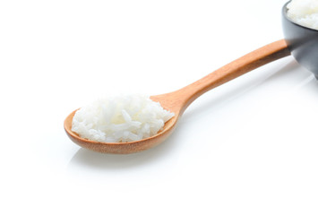 rice isolated on white background