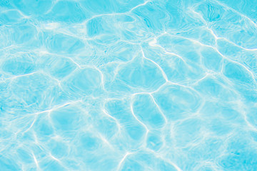 Fototapeta na wymiar Transparent underwater texture and background of pool water