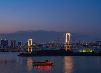Rainbow Bridge in Odaiba