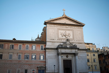 Roma, Italy - February 05, 2019 : San Salvatore in Lauro church