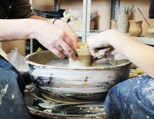 the process of learning on the potter's wheel