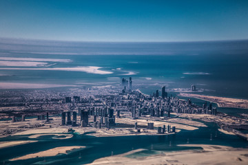 Plane View of Abu Dhabi