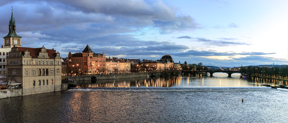 Obraz premium Prague. View from Charles Bridge