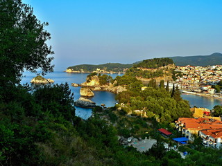 Greece-view on the city Parga