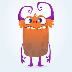 Cute cartoon monster illustration