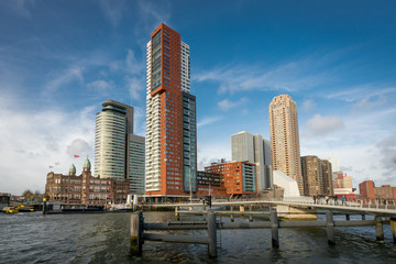 Fototapeta na wymiar Cityscape of Rotterdam