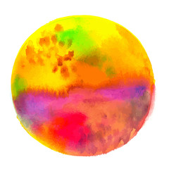 An abstract artistic colorful watercolor background texture, vibrant vector drawing with a place for text or logo