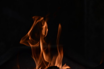 Abstract Burning a flame red hot fire,Beautiful abstract background on the theme of fire, light and life.