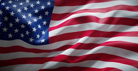 Official flag of the United States of America. © Negro Elkha