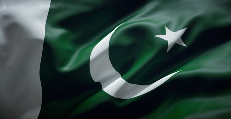 Official flag of Pakistan. © Negro Elkha