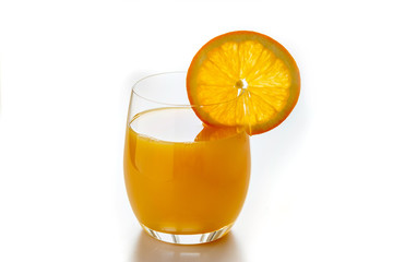 glass of orange juice