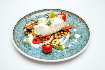 Dish with fish