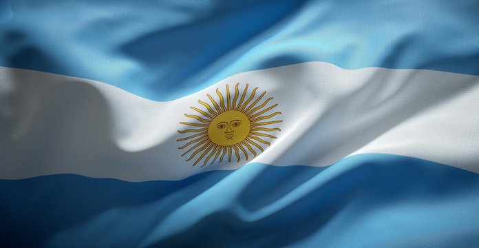 Bandera de Argentina 