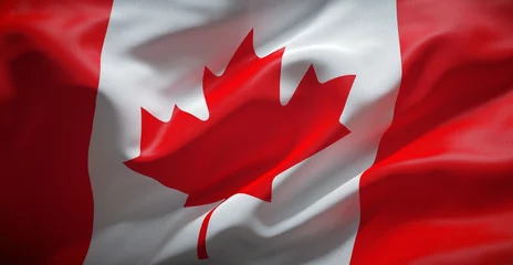 Foto auf Acrylglas Kanada Kanadische Flagge. Kanada.