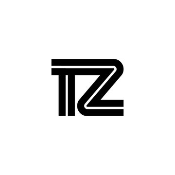 Initial letter 1Z design logo template