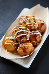 TAKOYAKI Japanese octopus balls