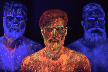 Fototapeta premium Fluorescent Powder