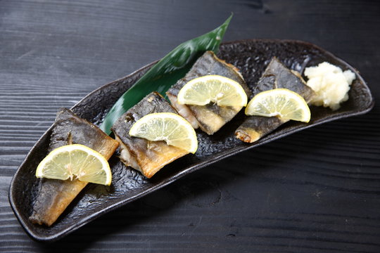 grilled atka mackerel