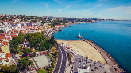 Vista Panorâmica da Vila de Paço de Arcos em Oeiras Portugal