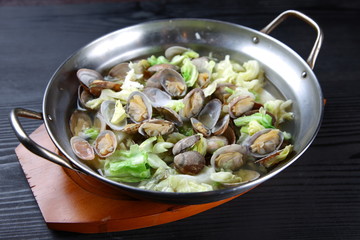 Asari Clams Steamed in Sake