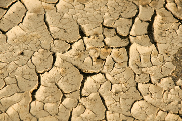 trockener rissiger wüstenboden, textur, hintergrund