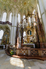 Fototapeta na wymiar The Abbey of Kladruby is a large Benedictine monastery in Czech republic