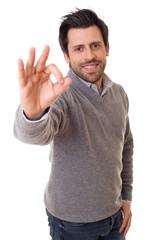 Naklejka premium happy casual man