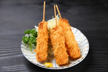 Pork Cutlet Skewers