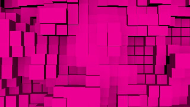 Hot pink block background with continuous loop