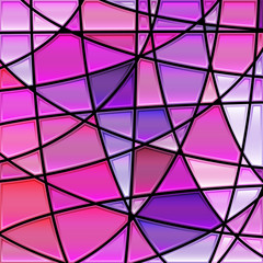 abstract vector stained-glass mosaic background