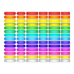 vector web buttons set