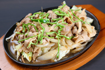 Stir-fried beef ribs