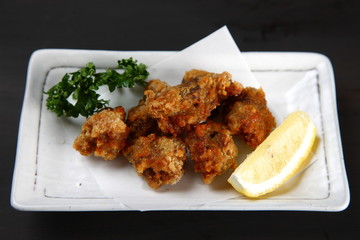 deep fried chicken hearts