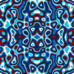Fototapeta premium Fabulous seamless abstract pattern. Trendy textile, fabric, wrapping