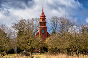 Rzeka Supraśl i Narew. Złotoria nad Narwią. Wiosna w dolinie Narwi i Supraśli. Podlasie, Polska © podlaski49